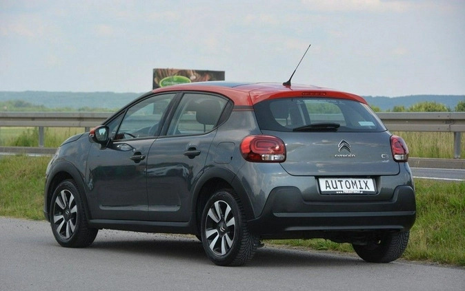 Citroen C3 cena 49300 przebieg: 87007, rok produkcji 2017 z Nekla małe 379